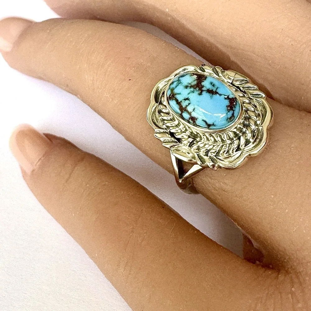 Native American Navajo Indian Turquoise Jewelry totally handmade